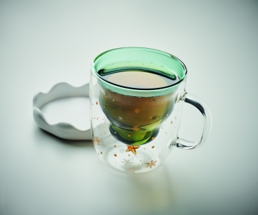 Logotrade promotional giveaway image of: Double wall borosilicate mug