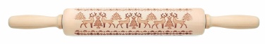 Logo trade promotional products image of: Christmas pastry wooden rolling