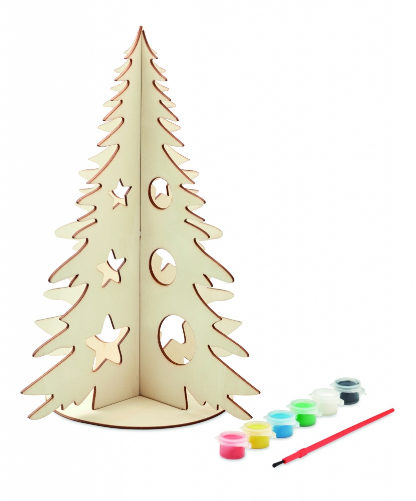 Logotrade promotional giveaway image of: DIY wooden Christmas tree