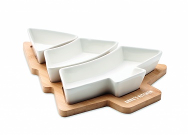 Logo trade promotional merchandise photo of: Christmas tree serving tray