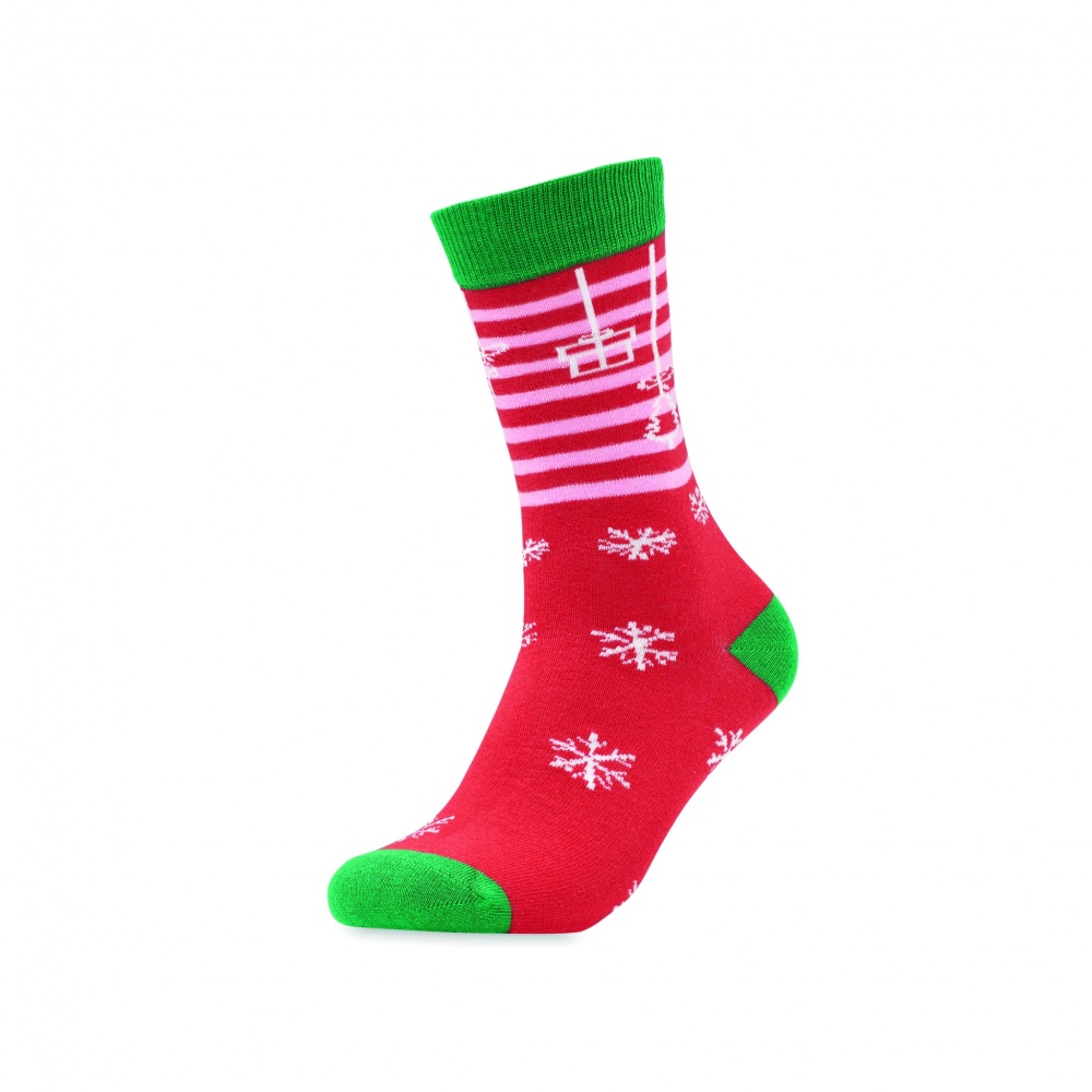 Logo trade promotional products image of: Pair of Christmas socks M