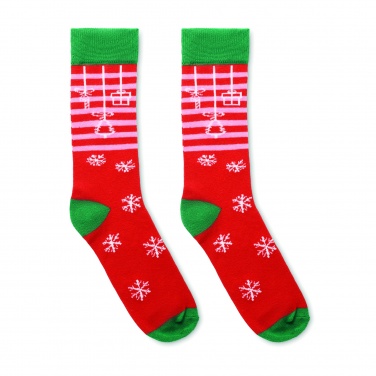 Logo trade promotional products image of: Pair of Christmas socks M