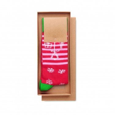 Logo trade promotional items image of: Pair of Christmas socks M