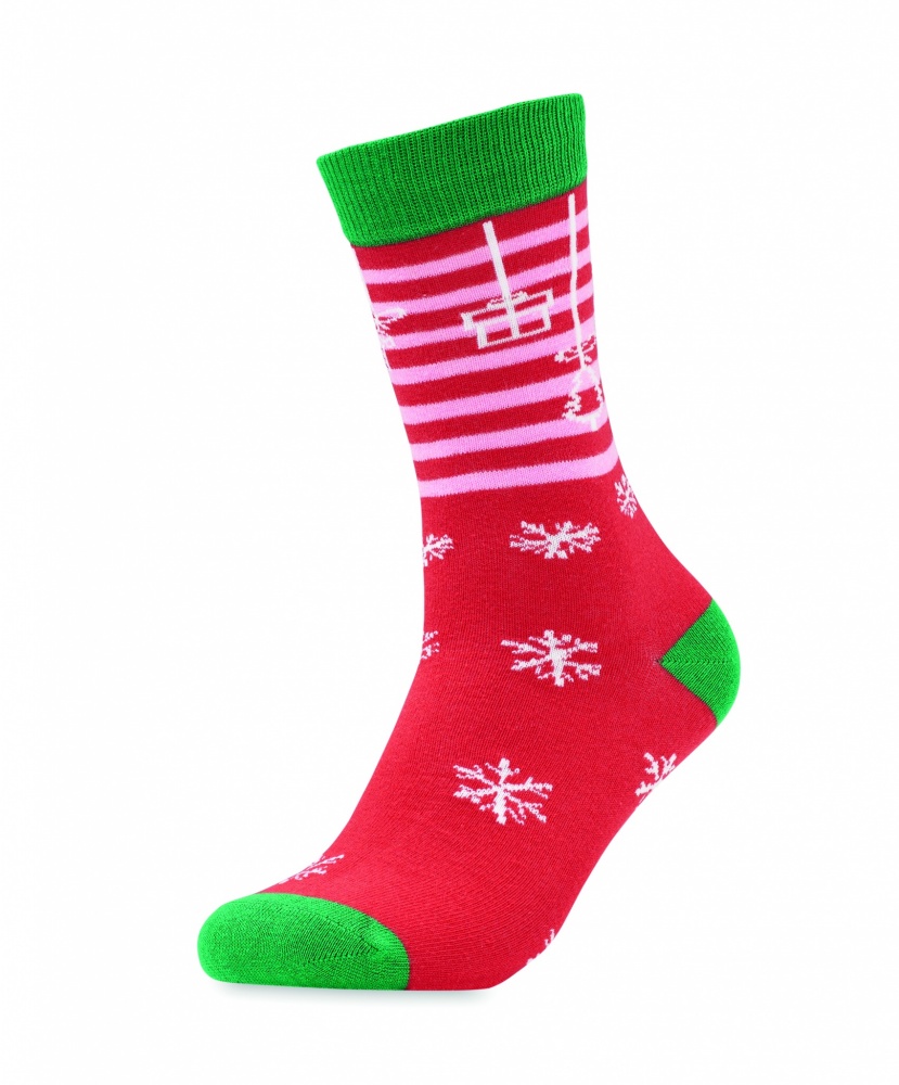 Logo trade corporate gifts picture of: Pair of Christmas socks L
