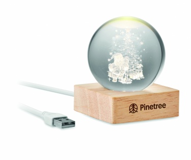 Logotrade promotional gift picture of: Christmas LED crystal ball