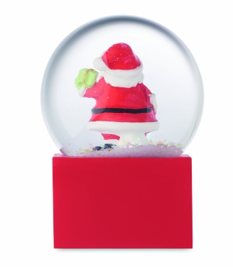 Logo trade promotional giveaways image of: Small snow ball glass ornament