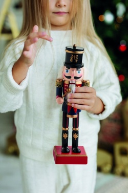 Logo trade promotional gifts image of: Nutcracker character in wood