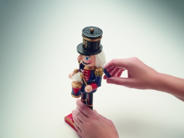 Logo trade promotional gifts image of: Nutcracker character in wood