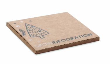 Logo trade promotional gifts picture of: Wooden tree shape hanger