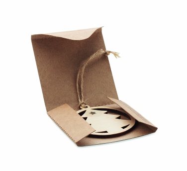 Logo trade corporate gift photo of: Wooden tree shape hanger