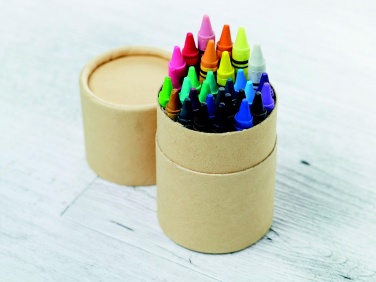 Logo trade promotional giveaways picture of: 30 wax crayons