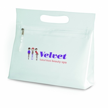 Logo trade promotional gifts image of: Transparent cosmetic pouch