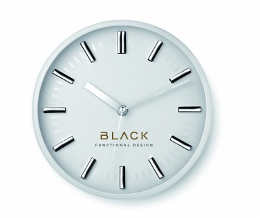 Logo trade promotional merchandise image of: Round shape wall clock