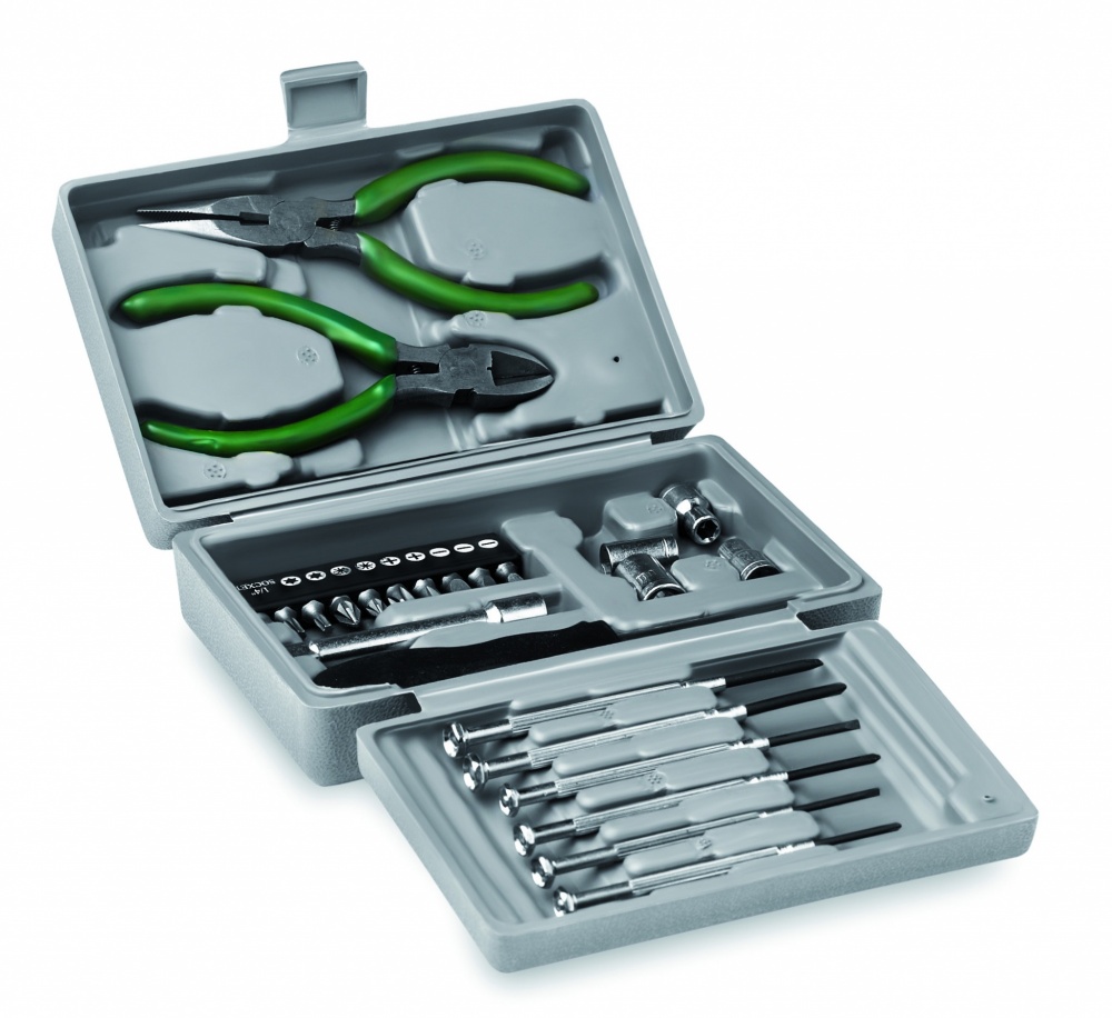 Logotrade promotional giveaway picture of: Foldable 25 piece tool set
