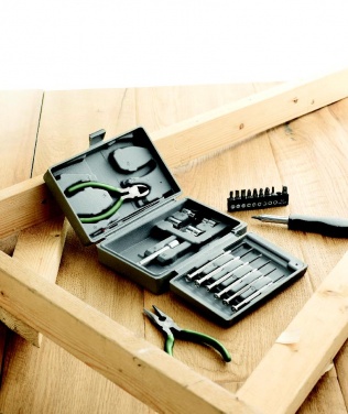 Logotrade business gift image of: Foldable 25 piece tool set