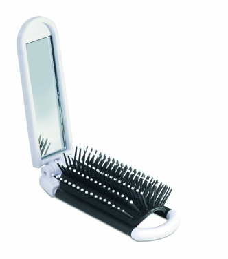 Logotrade business gifts photo of: Foldable hairbrush with mirror