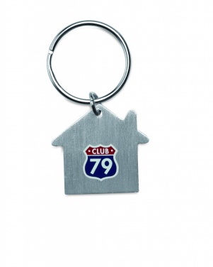 Logo trade advertising products picture of: Metal key holder house Lahti