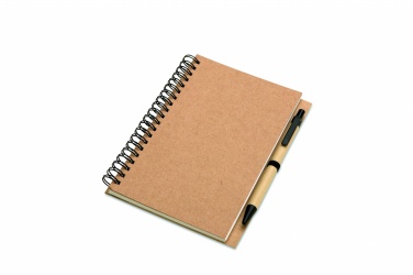 Logo trade promotional gifts picture of: B6 Recycled notebook with pen
