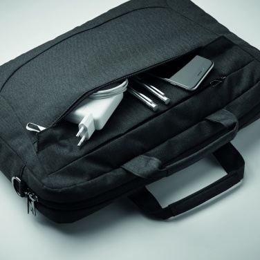 Logotrade advertising products photo of: 600 RPET laptop bag