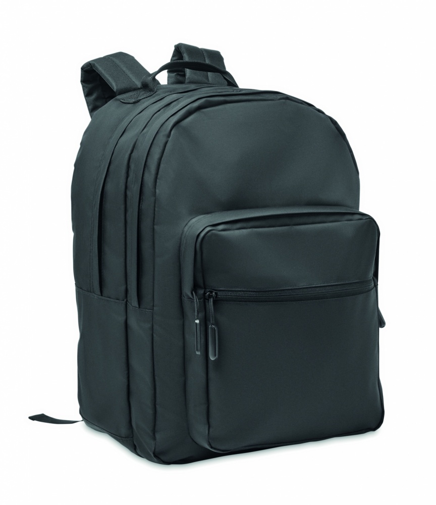 Logo trade promotional gifts picture of: 300D RPET laptop backpack
