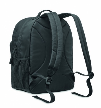 Logo trade promotional giveaways picture of: 300D RPET laptop backpack
