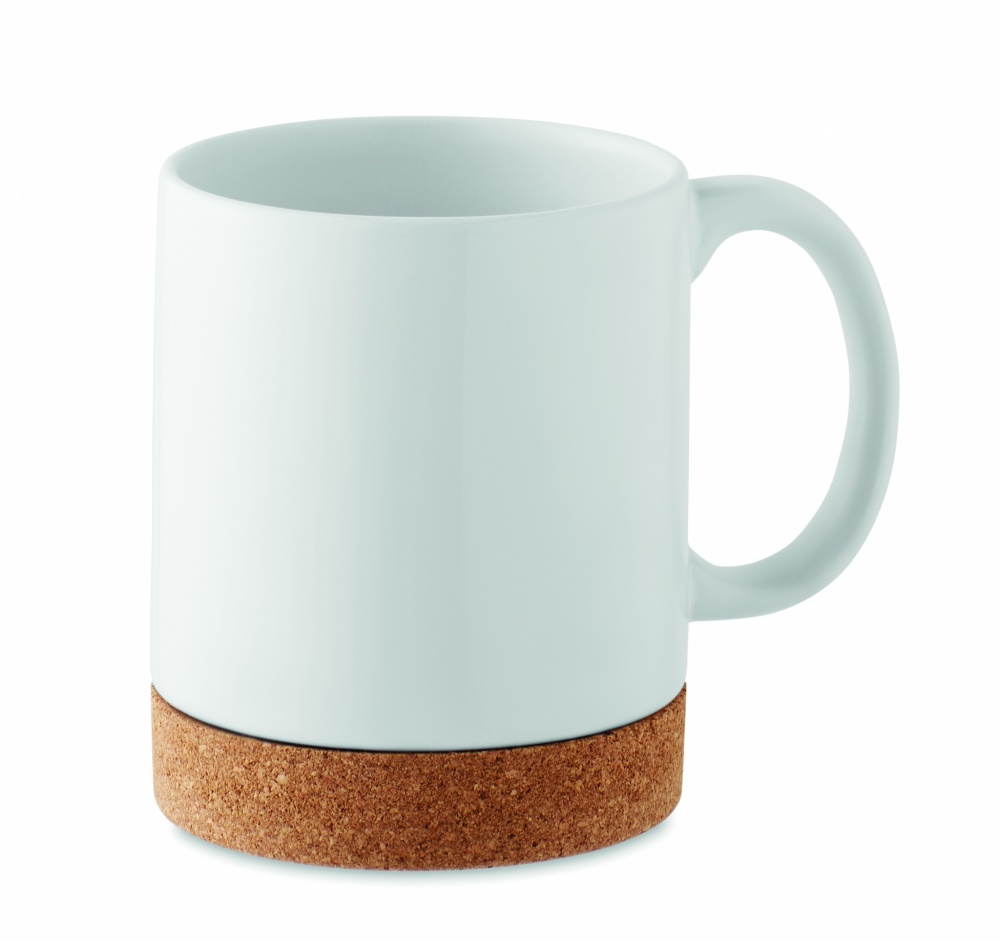 Logotrade corporate gifts photo of: Sublimation ceramic cork mug