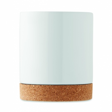 Logo trade business gift photo of: Sublimation ceramic cork mug