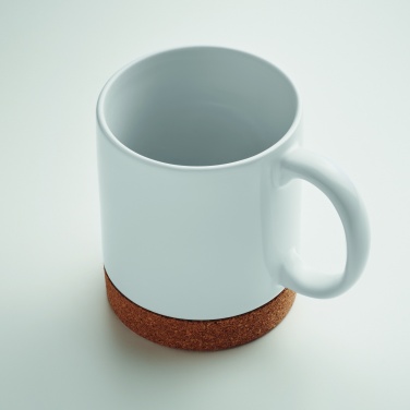 Logotrade promotional gift image of: Sublimation ceramic cork mug