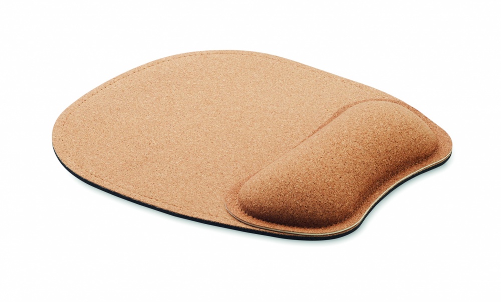 Logo trade corporate gifts picture of: Ergonomic cork mouse mat