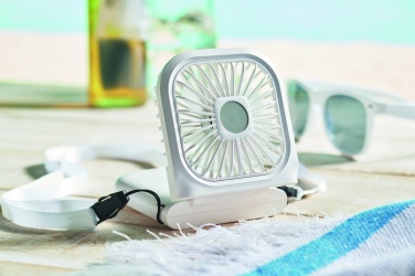 Logo trade advertising products image of: Portable foldable or desk fan