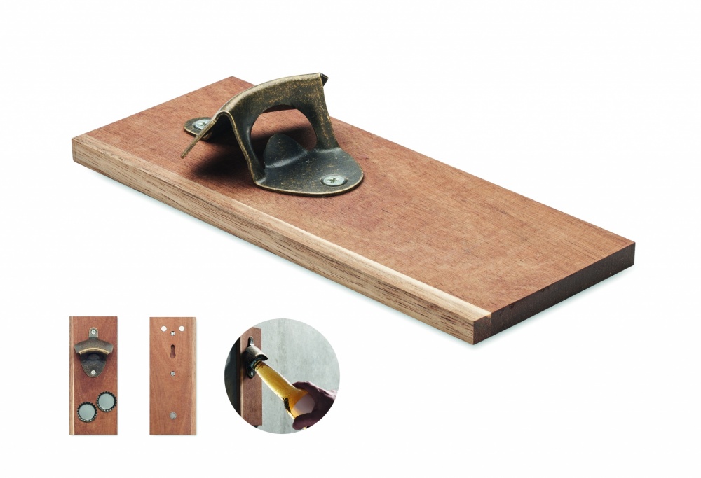Logo trade promotional items picture of: Wall mounted bottle opener
