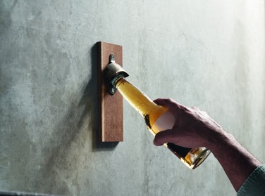 Logo trade corporate gift photo of: Wall mounted bottle opener