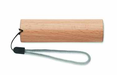 Logotrade corporate gift picture of: Beech wood rechargeable torch
