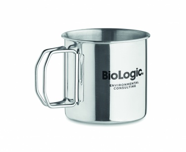 Logotrade promotional giveaway image of: Stainless steel mug 330 ml