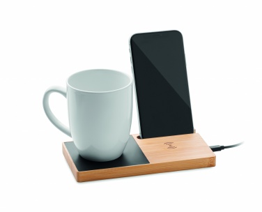 Logo trade promotional item photo of: 1Wireless charger mug warmer