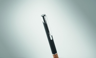 Logotrade promotional merchandise photo of: Ballpoint pen made of aluminum with a cork grip