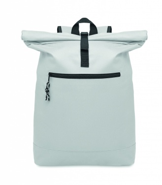 Logo trade promotional gift photo of: 600Dpolyester rolltop backpack