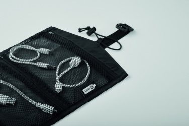 Logotrade promotional gift image of: 210RPET travel cable organizer
