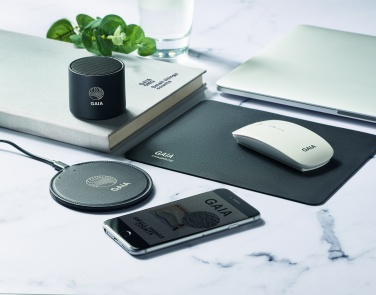 Logo trade promotional merchandise photo of: Recycled PU wireless speaker