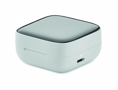 Logo trade promotional product photo of: TWS earbuds with solar charger