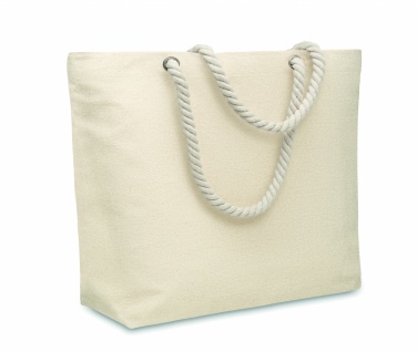 Logo trade promotional giveaways picture of: Cord handle beach bag 220gr/m²