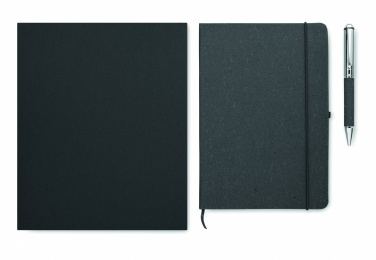 Logotrade promotional items photo of: Recycled leather notebook set
