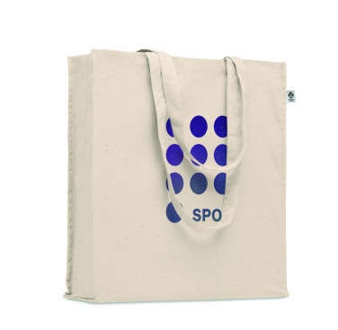 Logo trade promotional merchandise picture of: Organic cotton shopping bag
