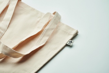 Logo trade promotional merchandise image of: Organic cotton shopping bag