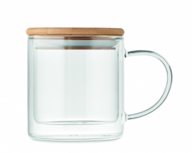 Logo trade promotional items picture of: Double wall borosilicate mug