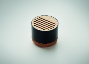 Logo trade promotional merchandise image of: Cork and aluminium speaker