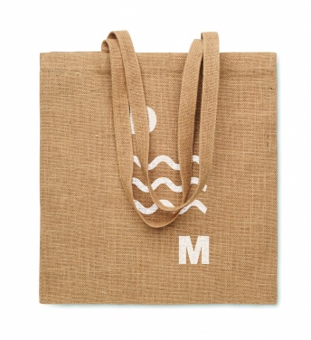 Logotrade promotional gift image of: Jute long handled shopping bag