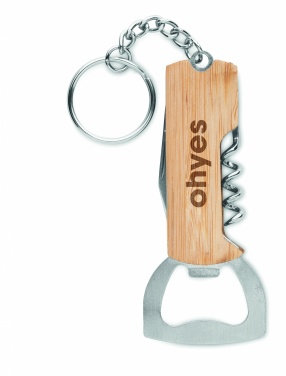 Logo trade corporate gift photo of: 3 in 1 bamboo pocket tool
