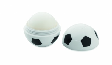 Logo trade promotional products image of: Lip balm in football shape