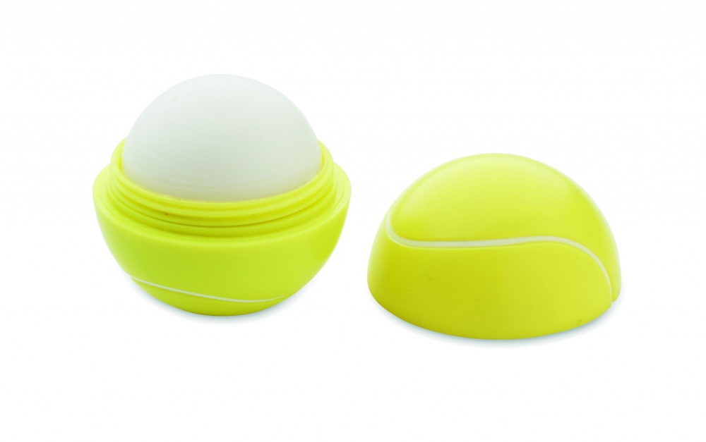 Logotrade promotional gift picture of: Lip balm in tennis ball shape